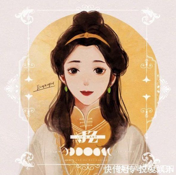 白雪公主 旗袍版的迪士尼公主太美了，艾莎的发型直击我心，白雪公主变贵妇