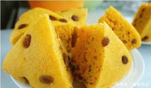 电饭锅做发糕,不用1滴水,蓬松暄软做法简单,闺女就爱当早餐吃