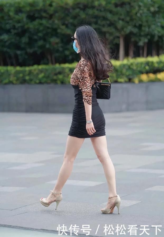 时尚|豹纹包臀裙好看洋气显身材,成熟大气又高级,美出新高度