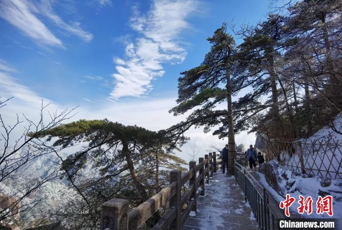 黄山|黄山风景区迎来今冬首场降雪