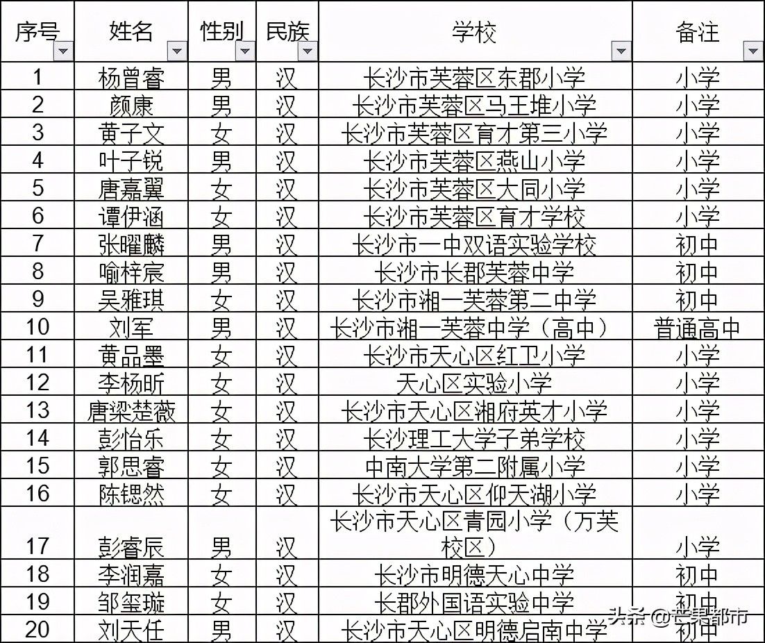 荣誉名单公示！647名学生榜上有名