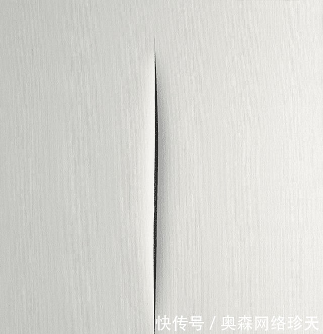 艺术|一刀封神!他在油画布上割了一刀,便成绘画大师,一幅画卖1