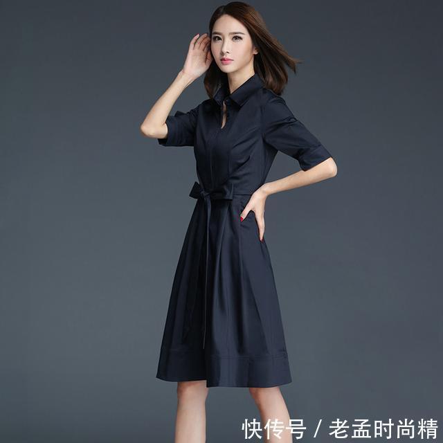 天丝 知性的衬衫连衣裙,既能单穿又可以当小外套,我最喜欢第5款