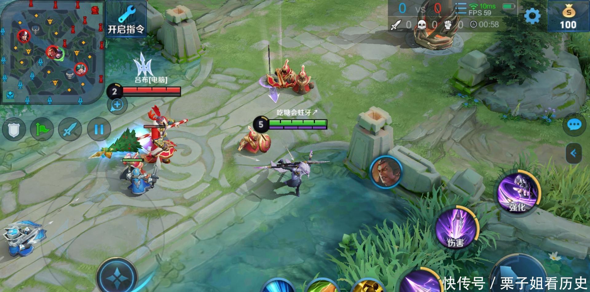 应对|王者荣耀实战分析如何应对吕布的真伤威胁,对线思路详解!