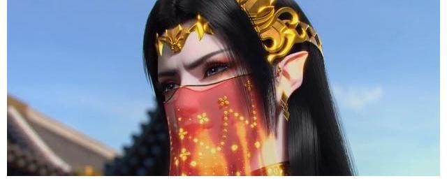 蛇人#美杜莎女王嘴角微扬地看着空中的萧炎,这是对萧炎动情的节奏?