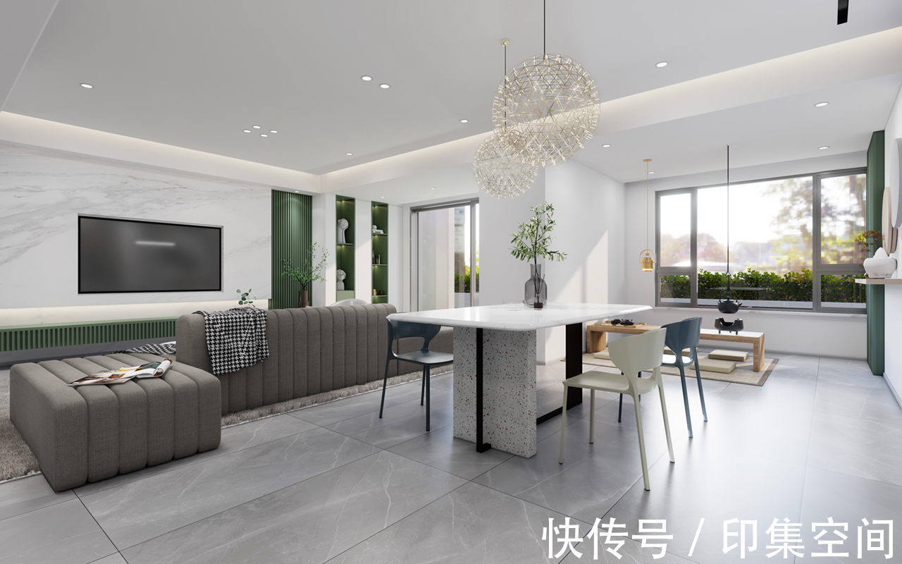 装修设计|鹿山台底跃370㎡现代极简风装修设计