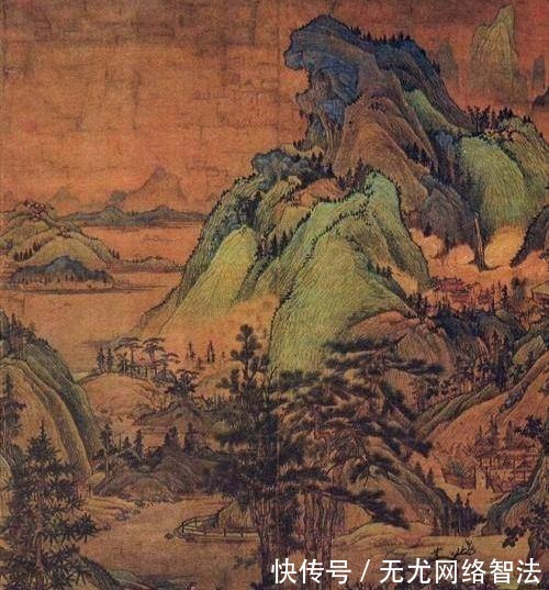 潇湘图@他被称为南派山水画鼻祖，一幅《溪岸图》虽价值连城，却不在中国
