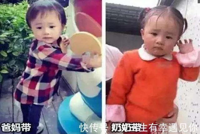 姐姐|双胞胎宝宝,一个给乡下奶奶带,一个自己带,见面反差大到不敢认