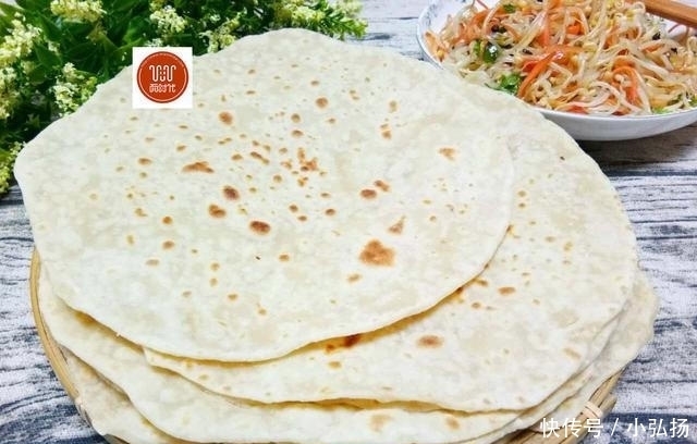 家常烙饼最简单的方法,多加这一步,又软又薄,一分钟烙一张!