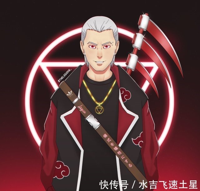 火影晓组织|火影晓组织的现代风,鬼鲛硬汉气质还原,飞段大背头领衔潮流
