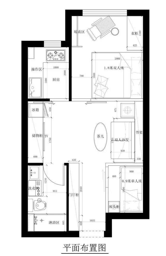 收纳|59㎡的狭小的一居室改造两室一厅,还有充足收纳是怎么做到的呢
