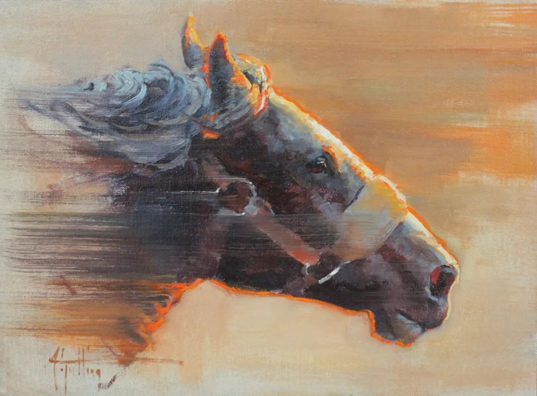 画家|美国90后美女画家,画马堪称一绝!