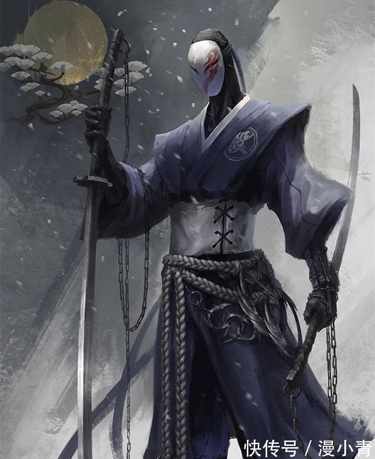 神秘感|日本武士与妖怪面具的结合,吸收了他国的文化,创造出自己的神话