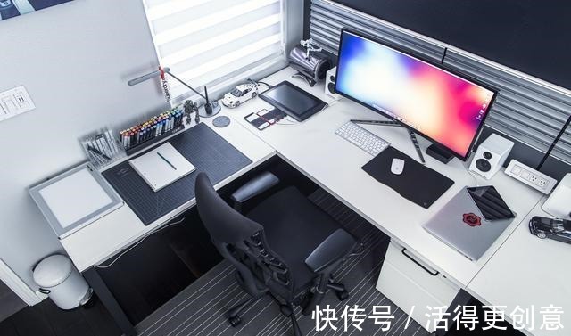 显示器|超酷的家庭办公室,充满创意的家居工作空间!