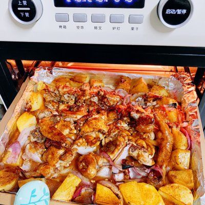 不知道吃什么，烤箱版蒜香烤鸡肉块准没错