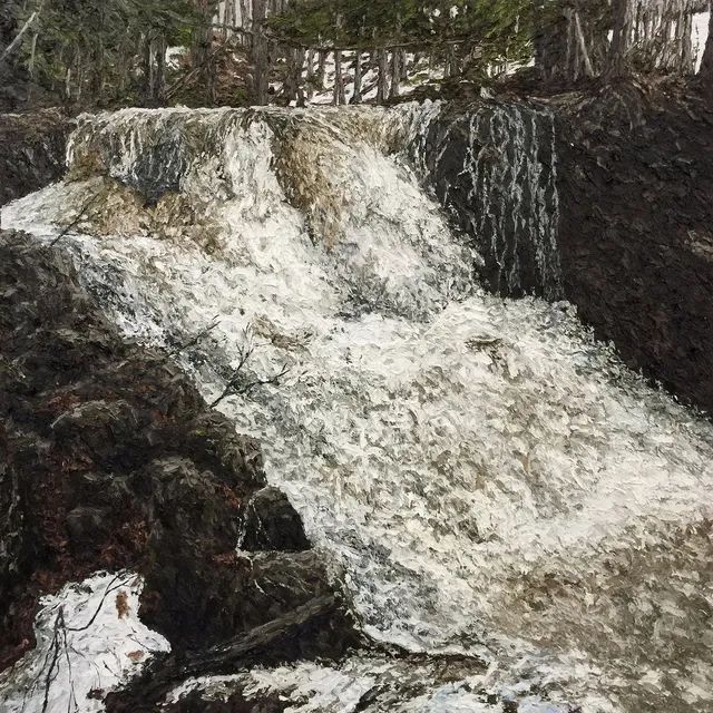 加拿大画家马特·巴恩的风景油画，笔触流畅，大美