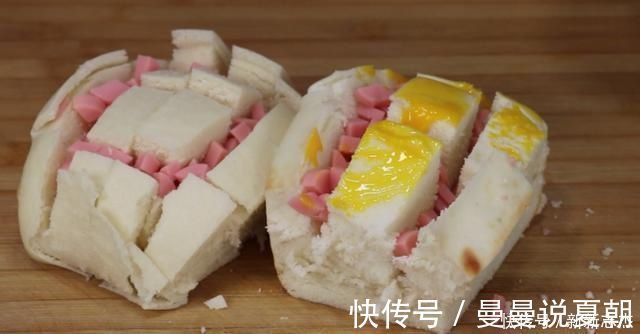 馒头|贫穷限制了我的想象,馒头这样吃真高级,比披萨还香,做法还简单