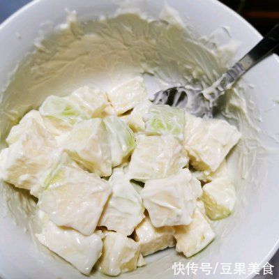 低脂健康的正宗韩式土豆苹果沙拉#一起土豆沙拉吧#