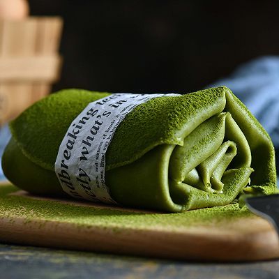 抹茶毛巾卷