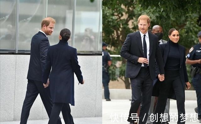 哈利 梅根搭配好清爽,白色套装配礼貌不油腻,哈利全程呵护状态不错!