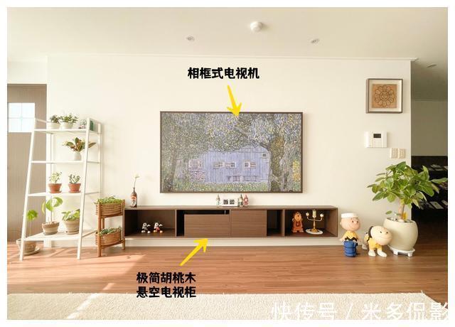 三口之家|120㎡复古风，胡桃木+白的配色干净又养眼，三口之家的简单生活！