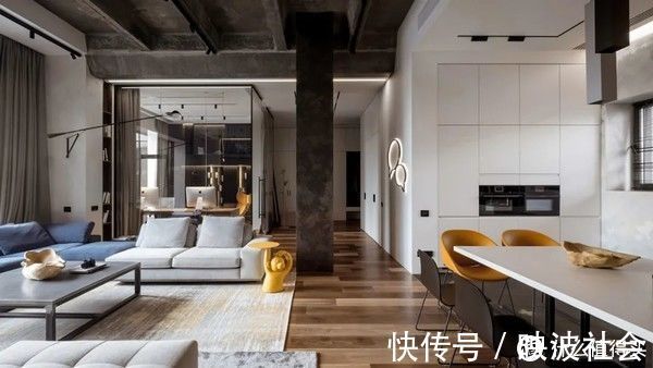 屋主|妈见打的“装修风”|136㎡工业风,满屋混凝土墙,却真的好看!