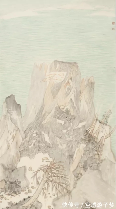 山水画!敢于探索就拥有了成功的基石|邱佳铭山水画