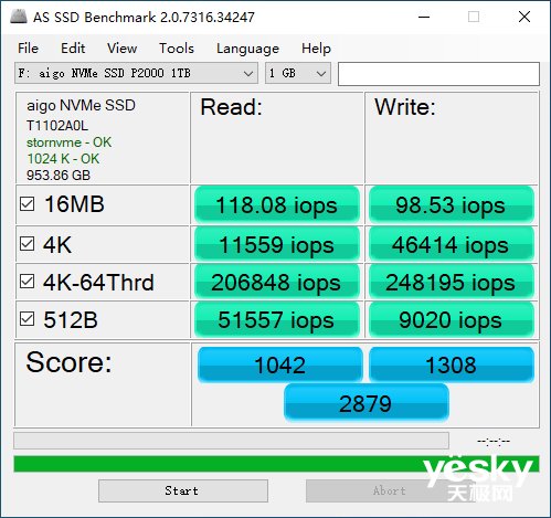 tlc|兼具品质与极致性价比 aigo P2000 NVMe SSD评测