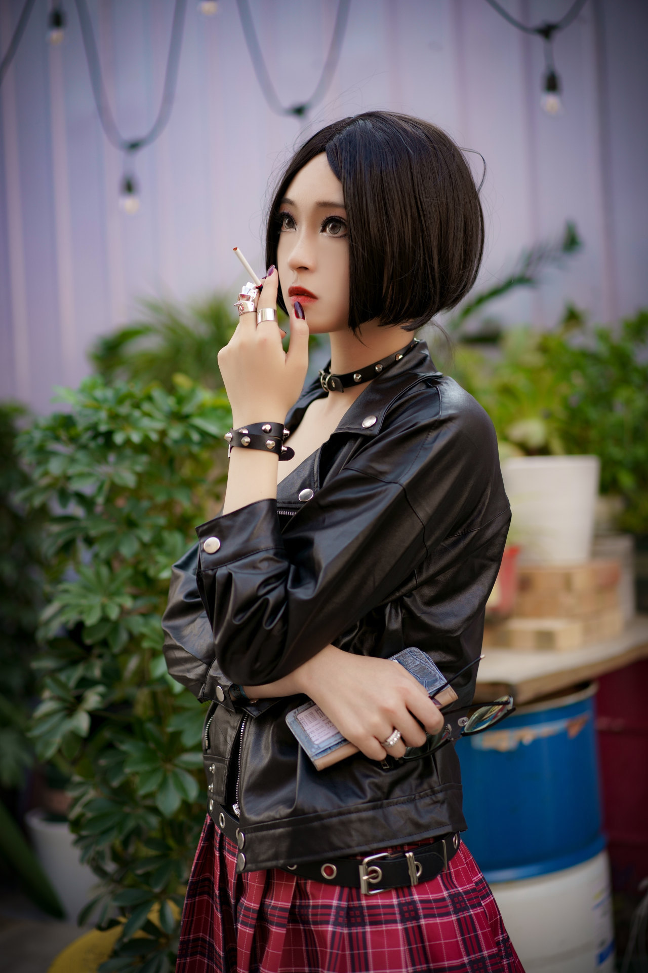 冷酷|cos:NANA大崎娜娜,展现经典冷酷气质