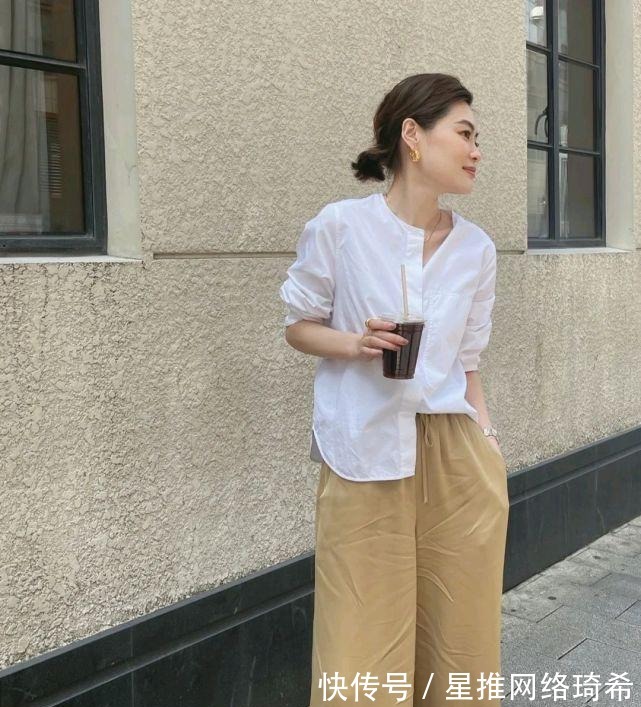 衬衫|要成为精致的女人并不难,简约大气的穿搭就很好看,优雅又有魅力