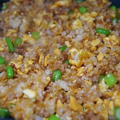 #我心中的冬日限定#菜心肉末蛋炒饭|做法巨简单,巨好吃