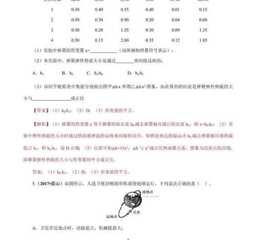 【中考物理】动能、势能和机械能讲练（含答案解析）