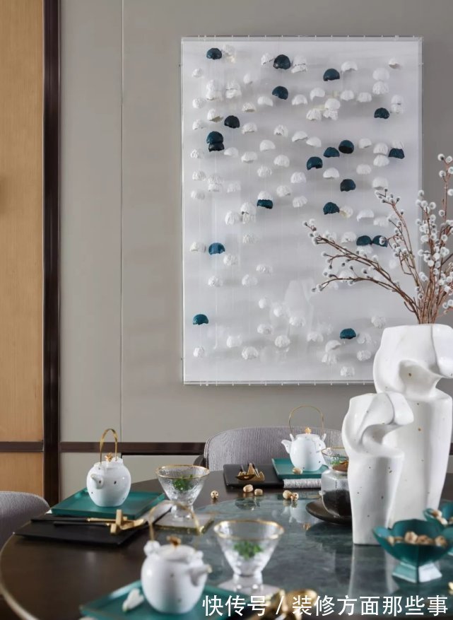 饱和度|173㎡轻奢新中式,古典和现代的碰撞,唯美浪漫!