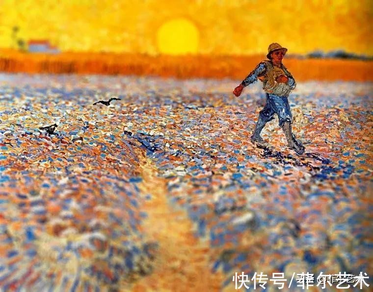 色调&简直美炸了!油画棒画出了油画的质感,色调太抢眼了