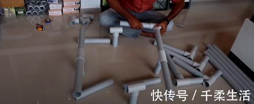 pvc管|外国达人用PVC管做张单人床,承重200斤比成品床结实,真会省钱