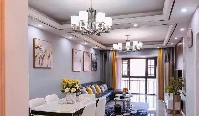 玄关|晒晒即将入住108平新房，客厅漂亮极了，玄关鞋柜好实用