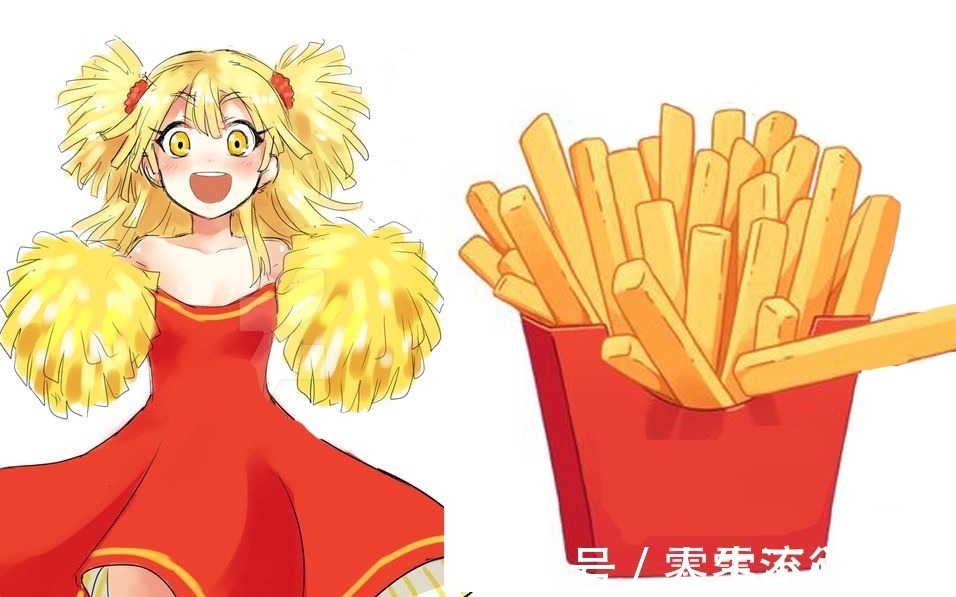 雪糕|常吃的零食拟人成可爱妹子,蛋糕变魔法少女,甜筒太可爱不忍心吃