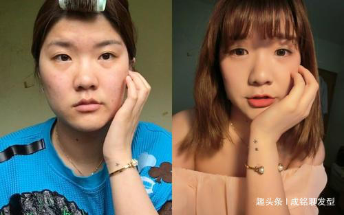 头皮 脸圆脸大的女生避开四类发型,试试万能刘海+外增高,巨显脸小