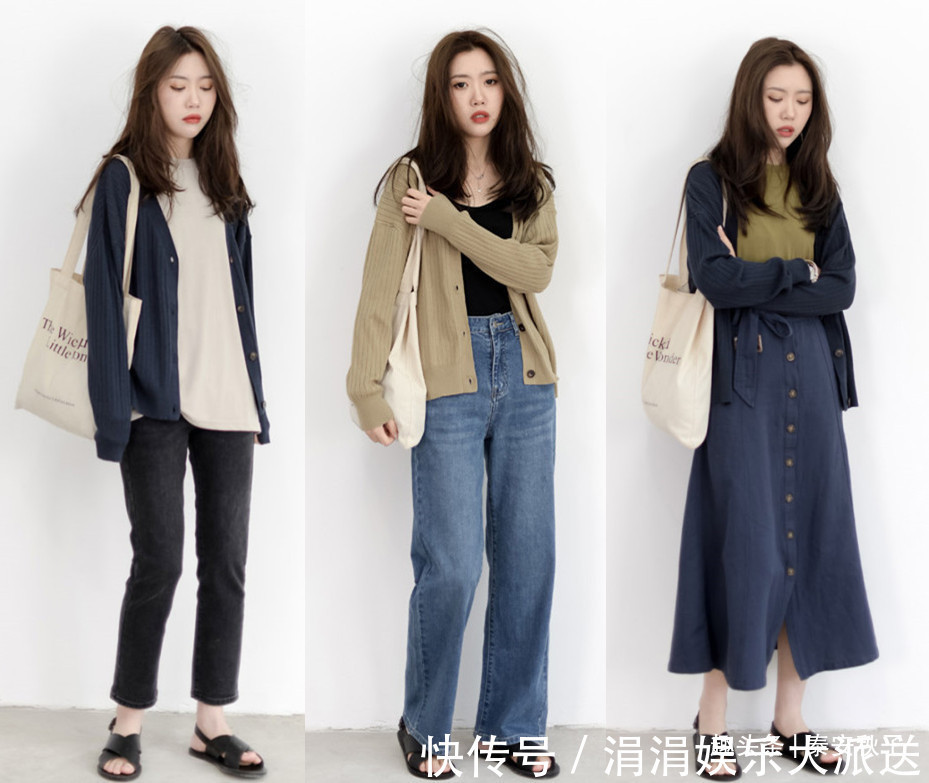 格纹 秋冬的“温柔衫”太喜欢!休闲舒适的穿搭示范,保准你一看就爱!