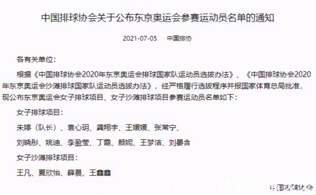 魏秋月|中国女排奥运会12人名单出炉，朱婷张常宁领衔，这份名单可期吗？