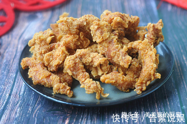 面糊|鸡胸肉的神仙吃法,外焦里嫩超酥香,每次做一盘,根本不够吃