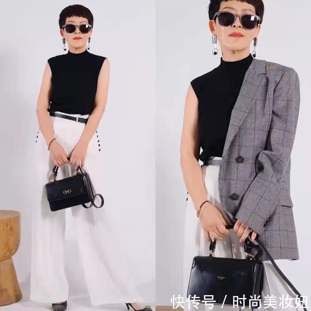 身材|60岁女人不靠身材靠穿搭,学她的穿搭细节,精致又高级减龄
