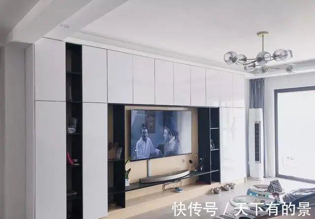 石膏线|小户型电视墙一定要照这样装，漂亮又上档次