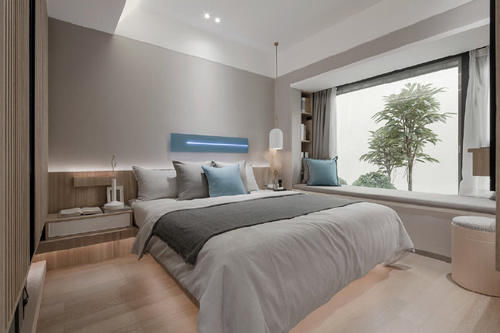 气质感|88平米简约现代风 造价18万三居改造 难以抗拒的高雅神秘感