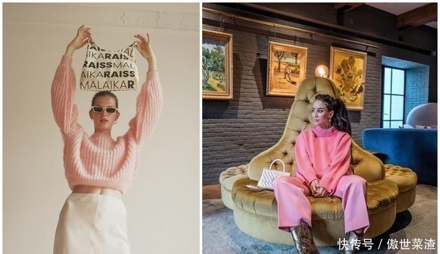 过时|黑白灰过时了,今年秋天流行甜甜的马卡龙色,内搭外套都好看