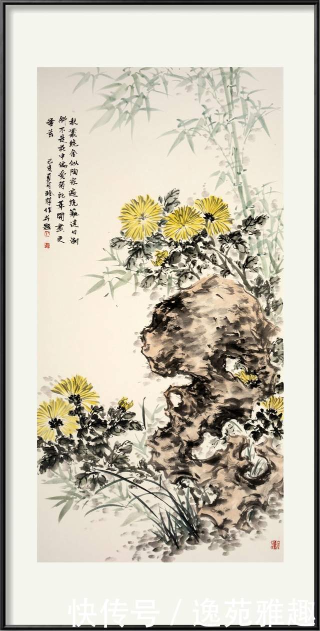  优雅|「作品欣赏」人若优雅，画作素淡清逸，画家丁玲萍作品欣赏