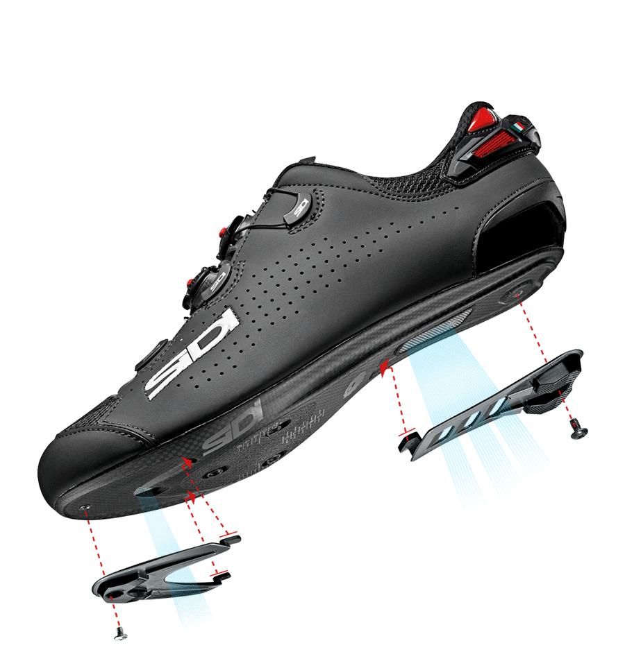 旋钮|更贴合的分体双旋钮 SIDI发布新款Shot 2公路车锁鞋