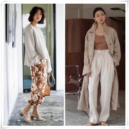 大地色不止属于秋冬，开春也能穿，气质上很优雅