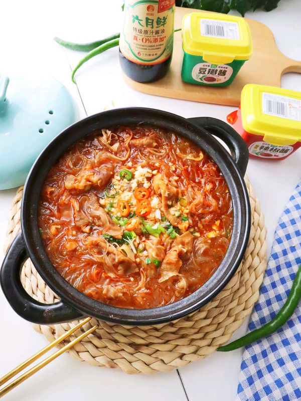 酱香羊肉粉丝煲