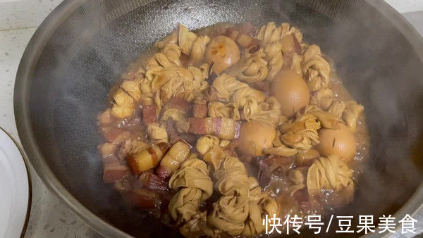 补充蛋白质|百叶结红烧肉+卤蛋的风味，只做给最爱的人